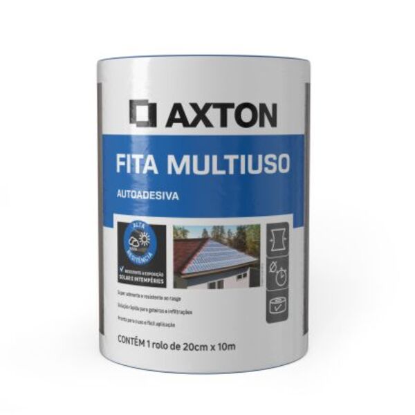 Fita Multiuso Asfáltica Autoadesiva 20cmx10m Axton