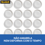 Protetor Anti-Impacto Redondo 15mm Grande 3M Scotch 16 peças