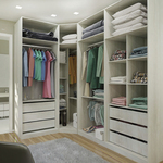 Closet Cabideiro Gaveteiro Legno 2,36mx80,4x54,5cm