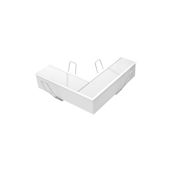 Conector para Perfil Largo Branca Embutir Luminatti