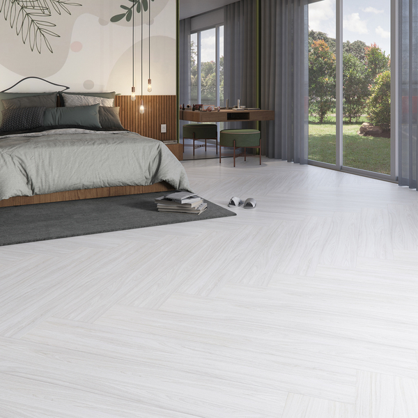 Piso Laminado Click Legno Blanche 136x21,7cm m² Artens