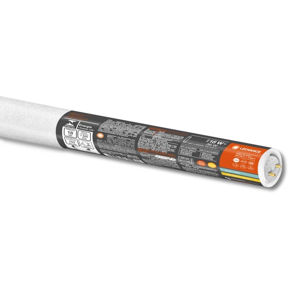 Lâmpada de LED G13 Tubular 18W 3000lm Amarela