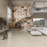 Porcelanato Cimentício Acetinado 90x90 Elementi Terra Satin