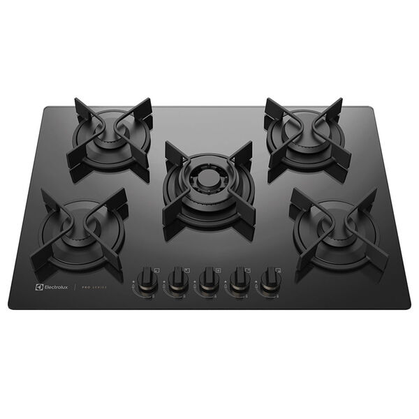 Cooktop 5 Bocas a Gás Preto Bivolt Electrolux