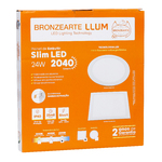 Painel de LED 24W Luz Branca 29,5x29,5cm