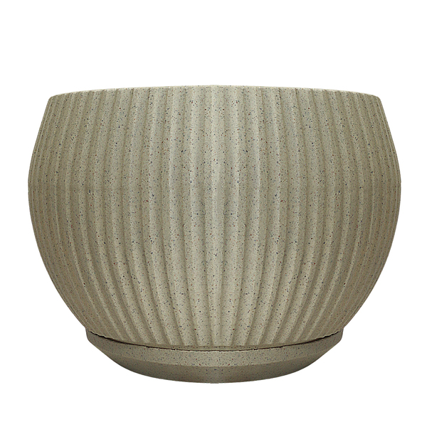 Vaso Flora Areia 33x24cm <em class="search-results-highlight">Naterial</em>