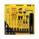 Kit de Ferramentas Stanley Aço Carbono 40 Peças Profissional