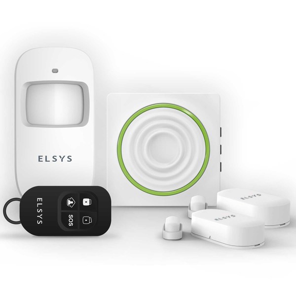 Kit de Alarme Wi-Fi com Sensores sem Fio Elsys