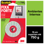 Fita Dupla Face Scotch Fixa Forte Espuma 12mmx1,5m