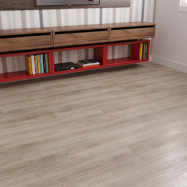 Piso Laminado Click Carvalho Caribe 136x21,7cm m² Artens