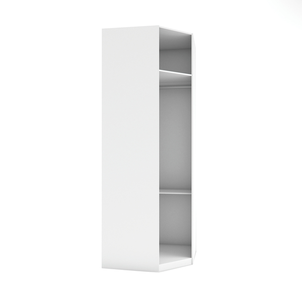 Closet Canto Cabideiro Branco 2,36mx83,8x83,8cm