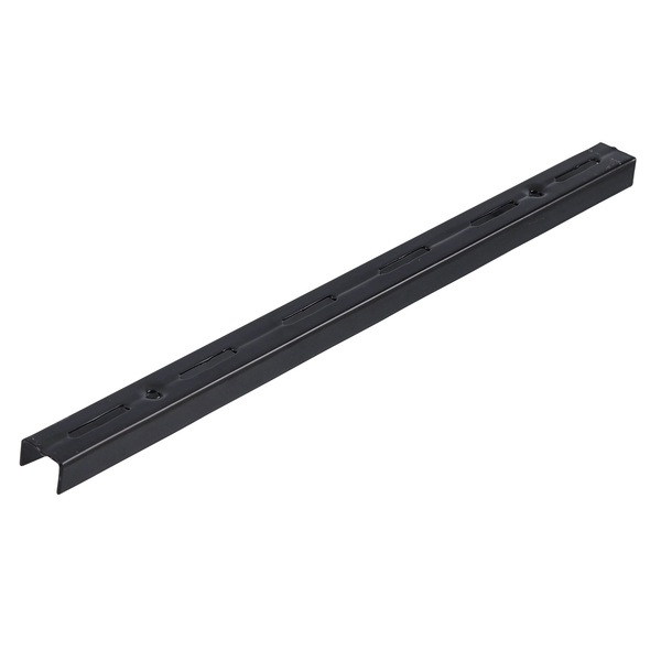 Trilho Simples Encaixe Preto 30cm Brasforma