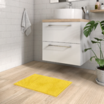 Tapete de Banheiro Easy Amarelo 40x60cm Sensea