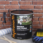 Resina Multiuso Fosco Incolor 18L Hydronorth