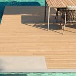 Porcelanato Amadeirado Acetinado 19x90cm Bali Deck Camel