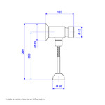 Válvula de Descarga para Mictório Decamatic Deca